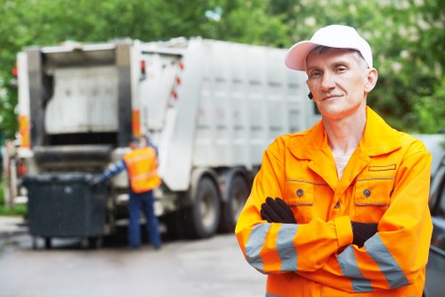 Professional waste clearance team in Tooting