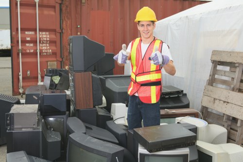 Waste clearance team in South London