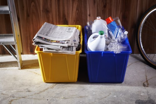 Recycling process in South London