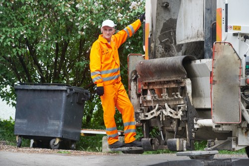 Professional waste clearance equipment in South Kensington